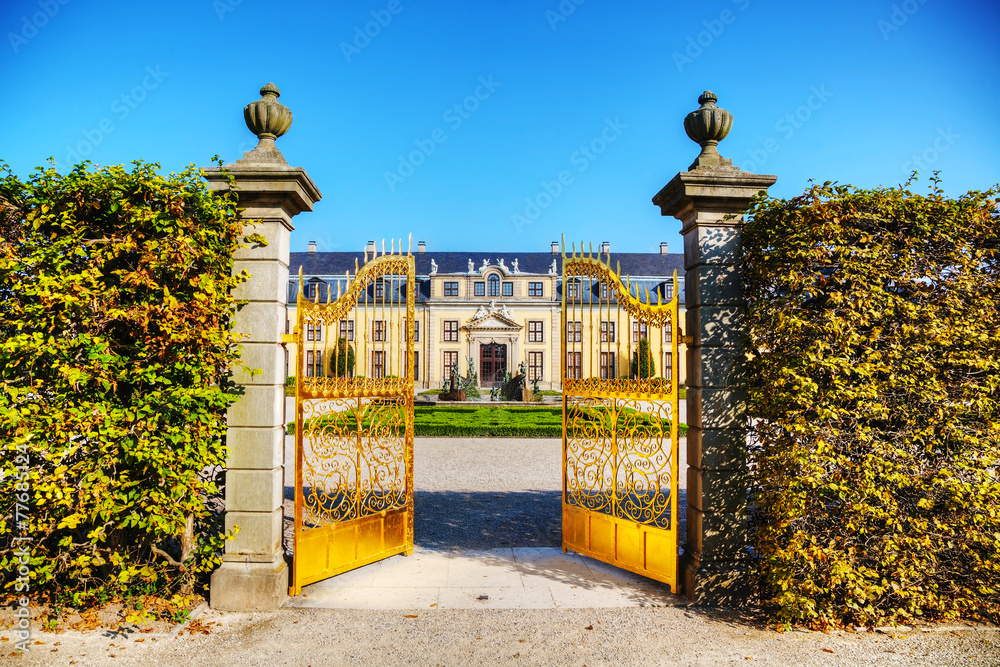 The Herrenhausen Gardens in Hanover, Germany