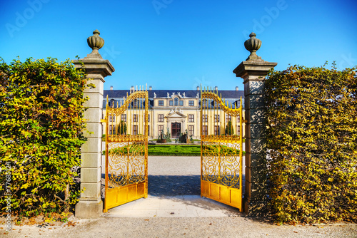 Obraz na płótnie The Herrenhausen Gardens in Hanover, Germany w salonie