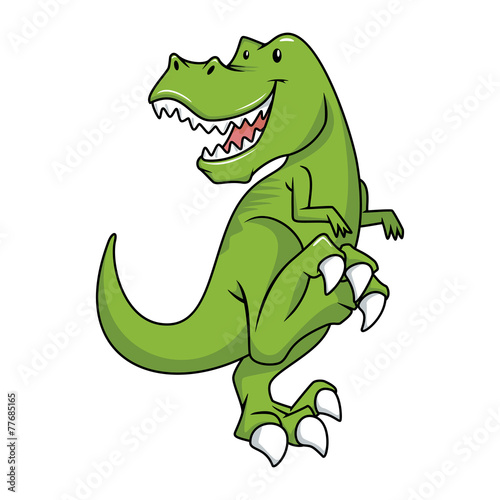 Tyrannosaurus rex character  vector illustration