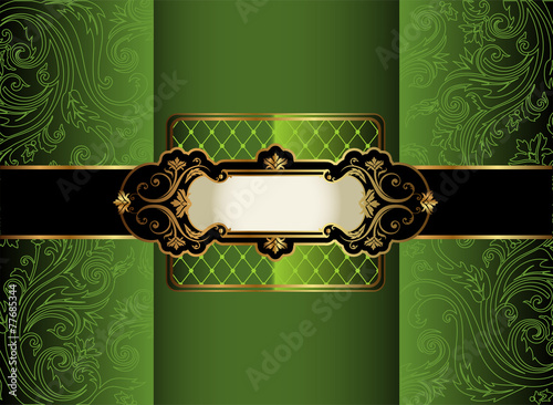 Vintage gold frame
