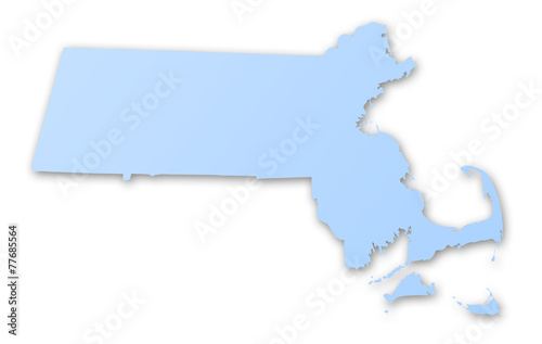 carte du Massachusetts