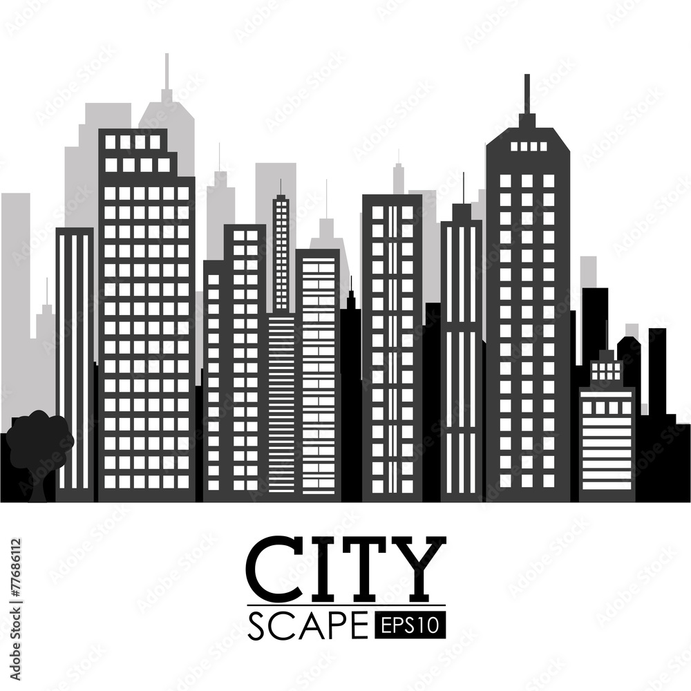 Urban design, vector illustration. Urban design, vector illustration.