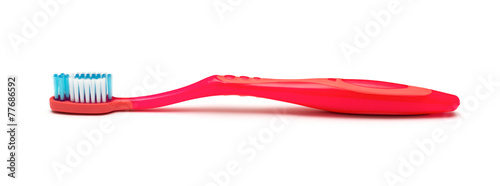tooth brush isolated on a white background photo