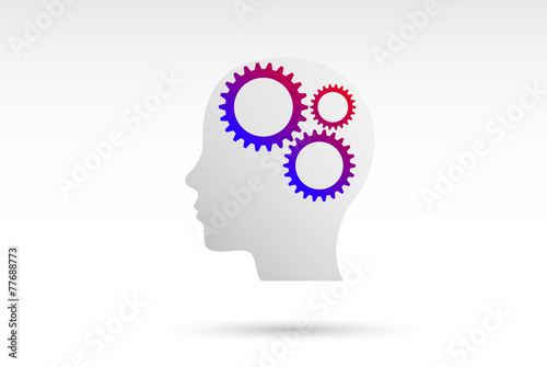 testa, colori, idee, cervello, idea, fantasia