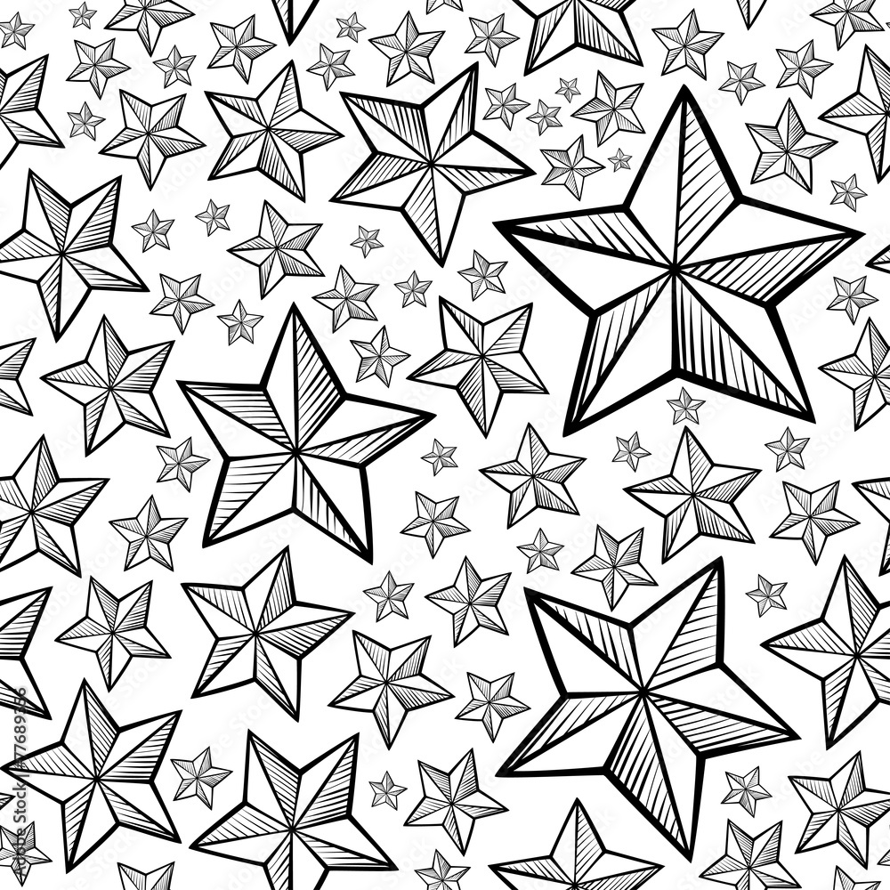Obraz premium Stars pattern