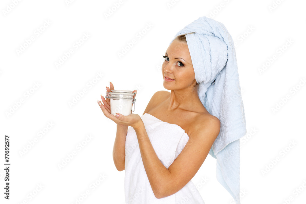Concept of body care. Concept of body care.