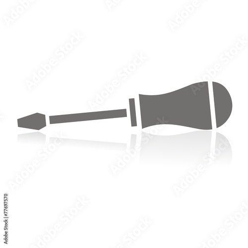 Icono destornillador FB reflejo