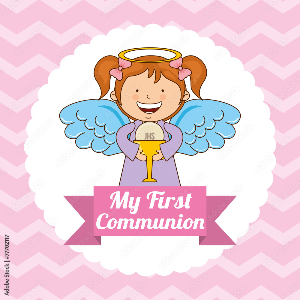 Obraz premium my first communion