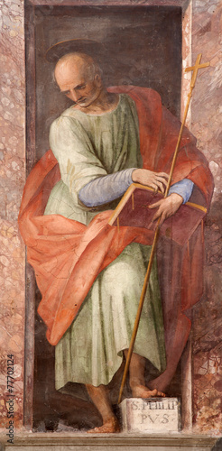 Rome - Fresco of Saint Philip the apostle