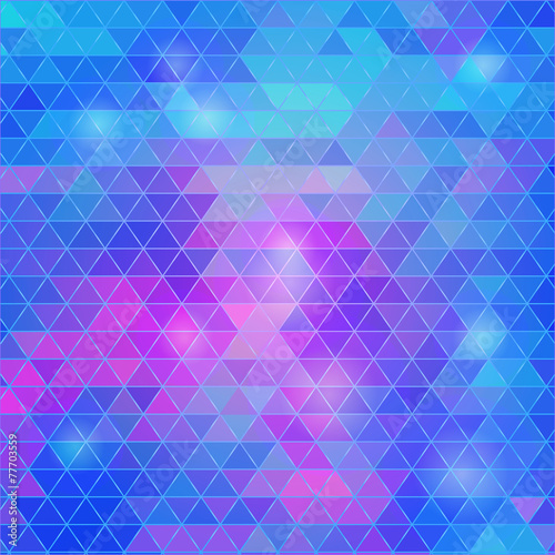 Colorful polygonal geometric background with triangles. Abstract