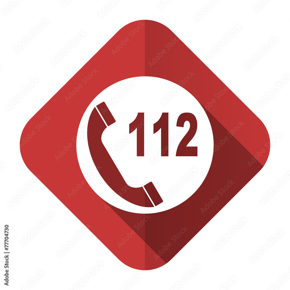 emergency call flat icon 112 call sign emergency call flat icon 112 call sign