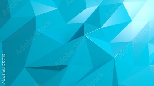 Abstract blue low poly background