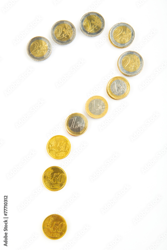 Money question sign. Element of finance design Money question sign. Element of finance design