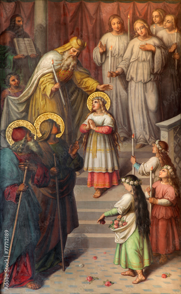 Naklejka premium Vienna - Presentation of Virgin Mary in the Temple