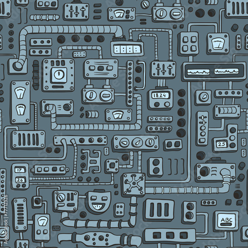 Appliances seamless pattern