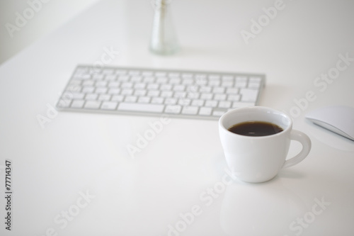 コーヒーとキーボード