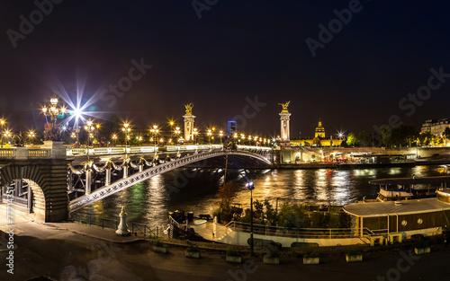 Bridge of the Alexandre III in Paris