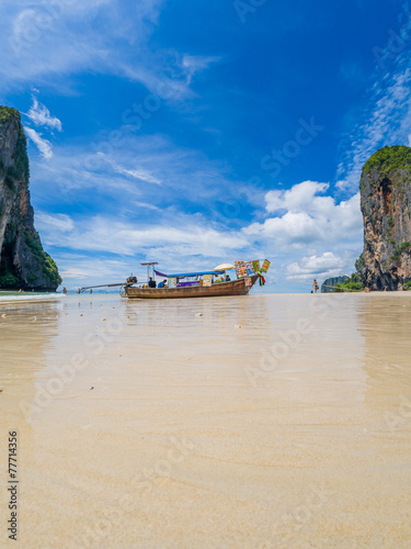 The railay tropical beach thailand