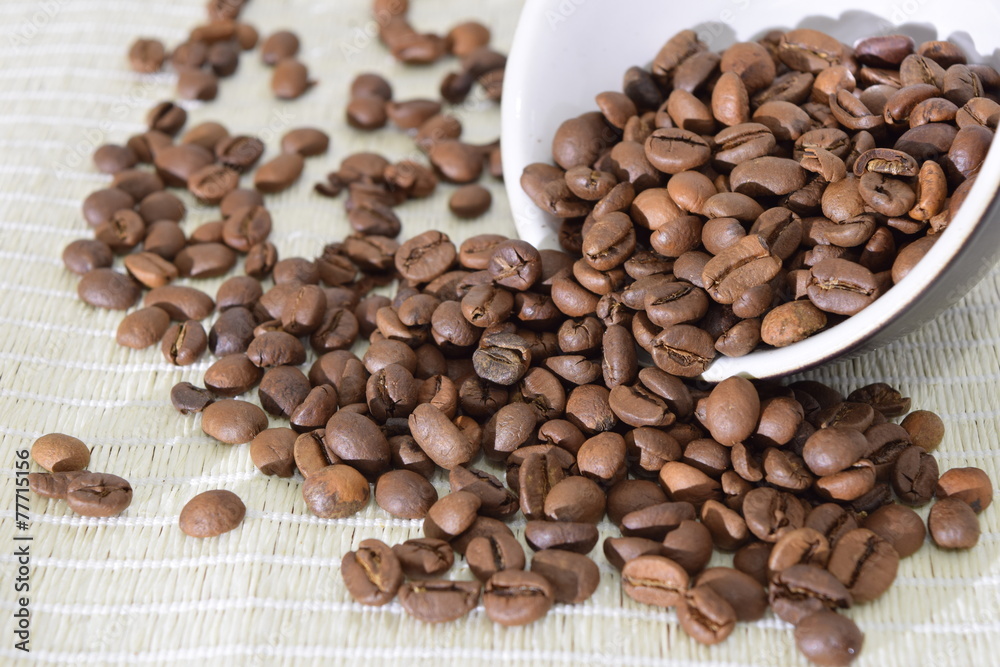 Fototapeta premium Roasted coffee beans.