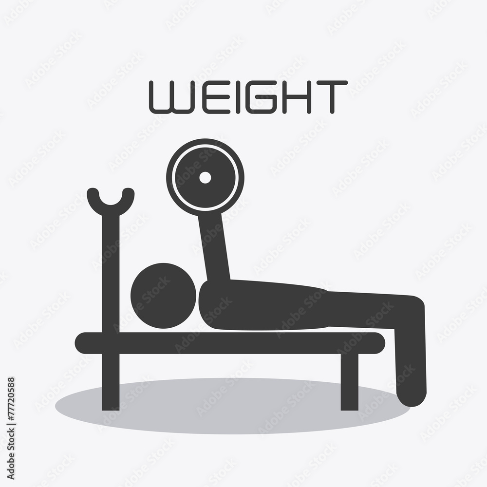 Fitness design, vector illustration. Fitness design, vector illustration.
