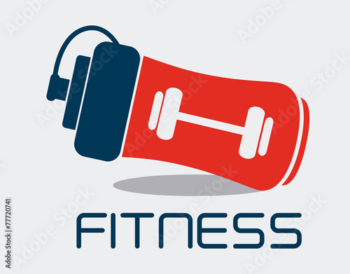 Fitness design, vector illustration.