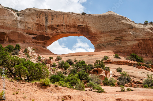 Wilson Arch with Clouds