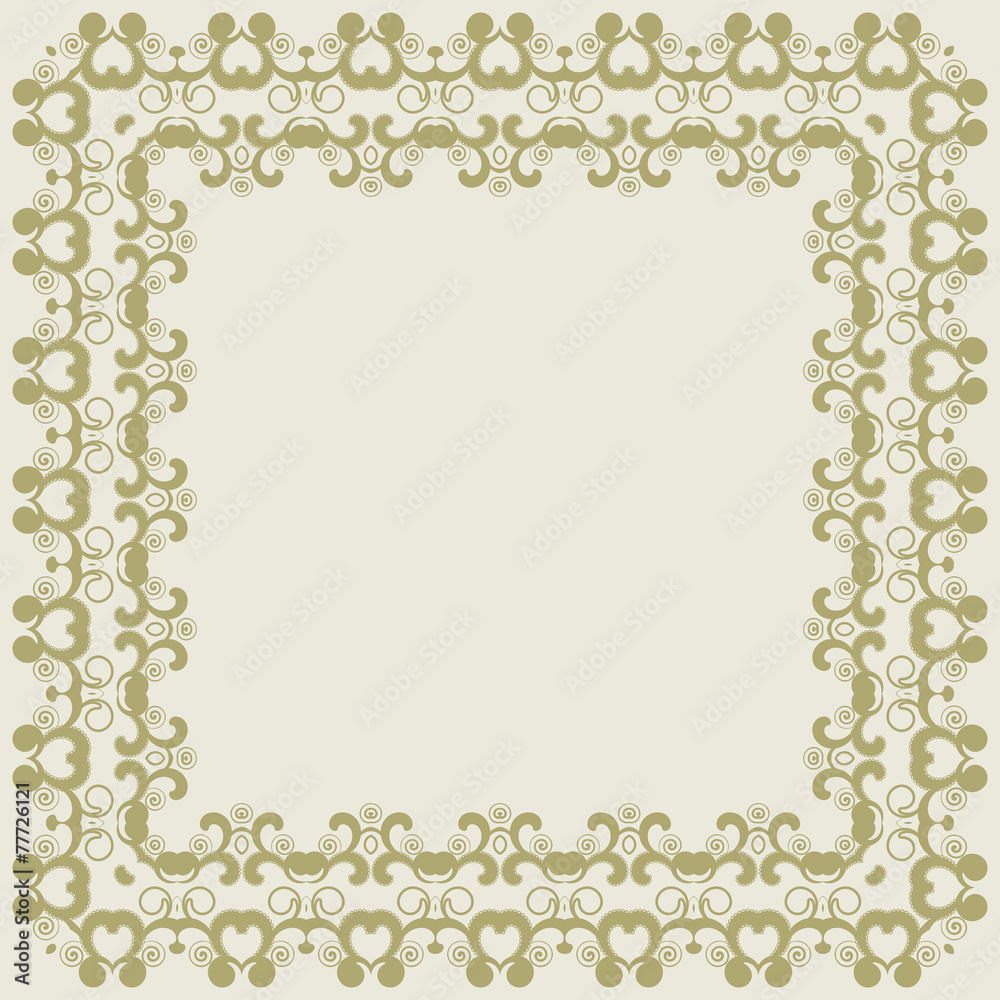 Abstract simmetric square frame Abstract simmetric square frame