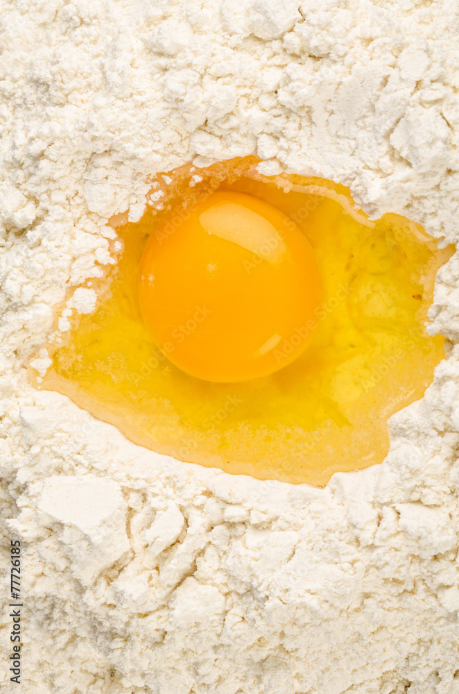 Egg and flour Egg and flour