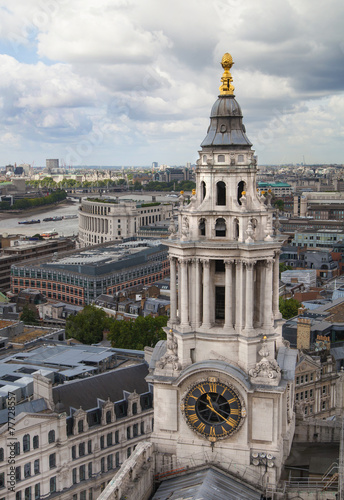 LONDON, UK - AUGUST 9, 2014. London's panorama from St. Paul  © IRStone