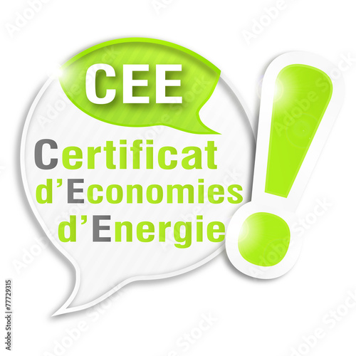 bulle rayée acronyme : CEE