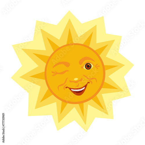 Smiling sun