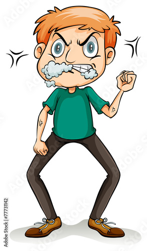 A foam in the mouth