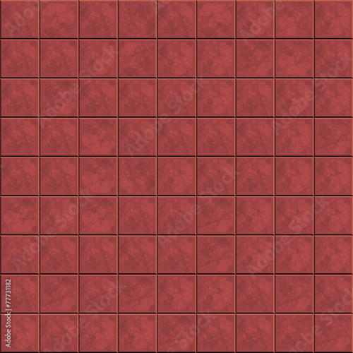 Brown tiled floor