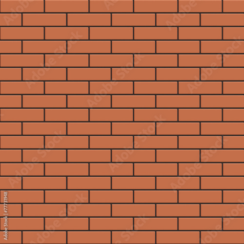 Red brick wall