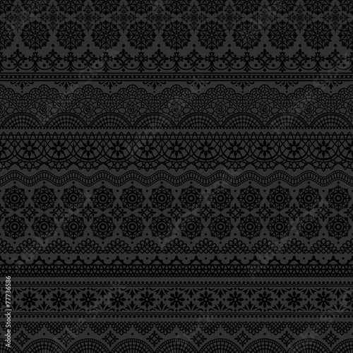 黒レース　黒刺繍　背景