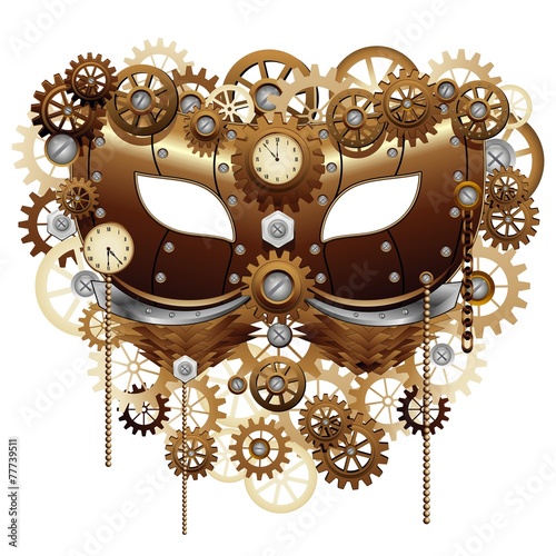 Steampunk Carnival Party Mask