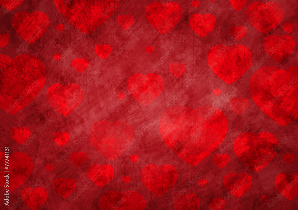 Love heart on grunge background Love heart on grunge background