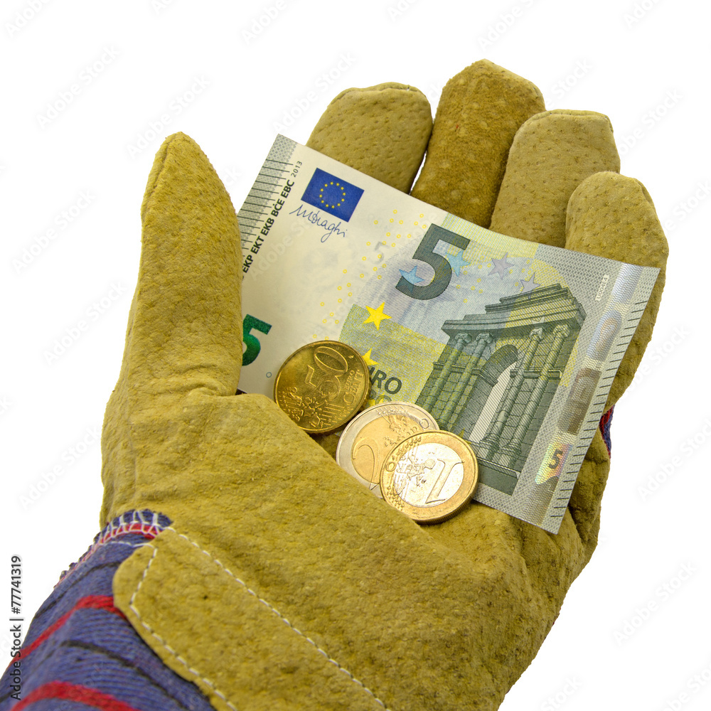  Mindestlohn Stock-Foto 