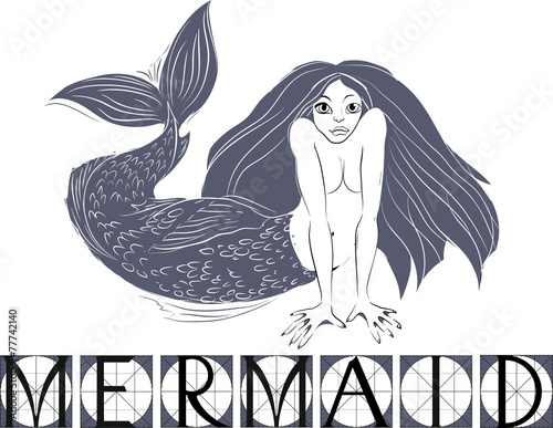 Mermaid with title