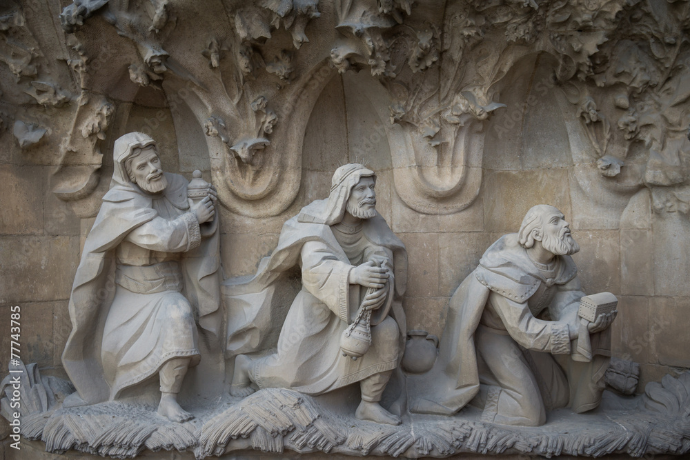 Sagrada Familia detail Barcelona