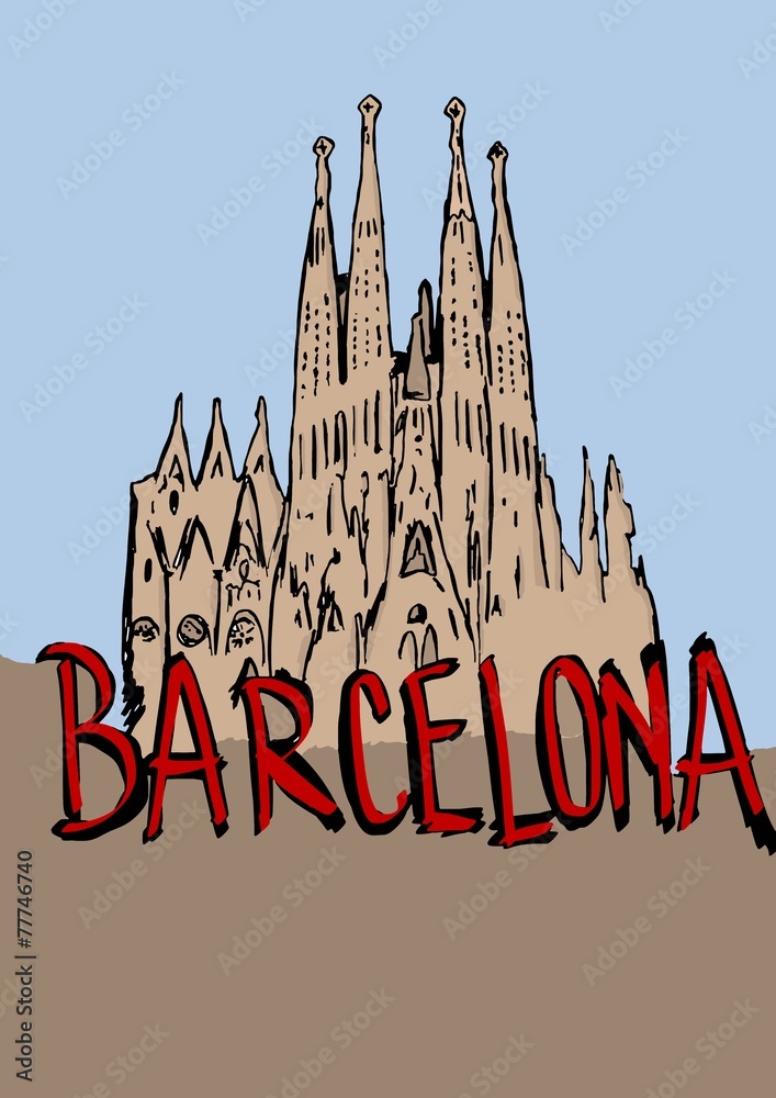 Fototapeta premium Barcelona