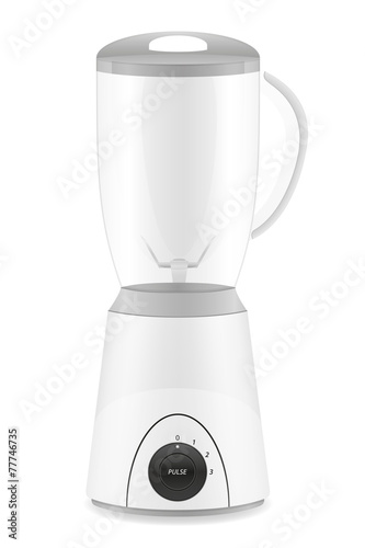 kitchen blender stationary vector illustration