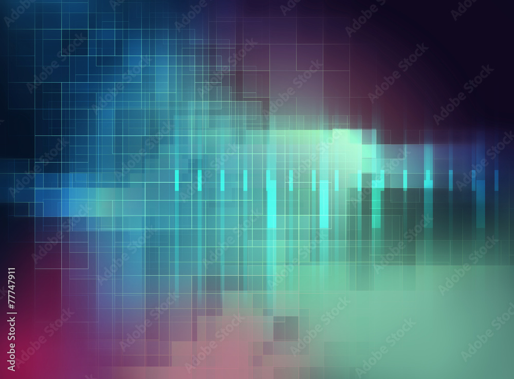 colorful  geometric grid  and blur abstract background
