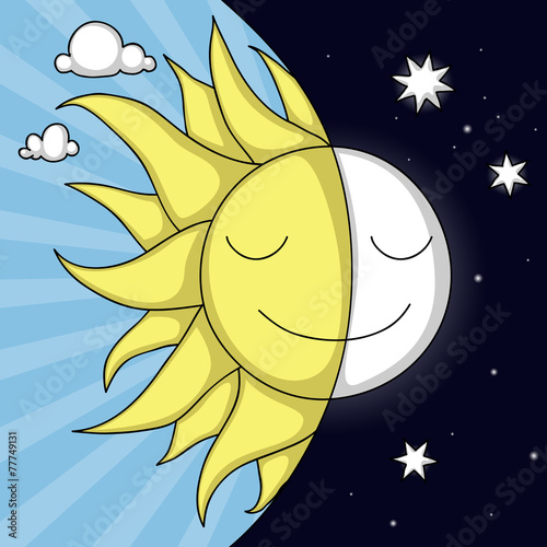 Day and Night illustration