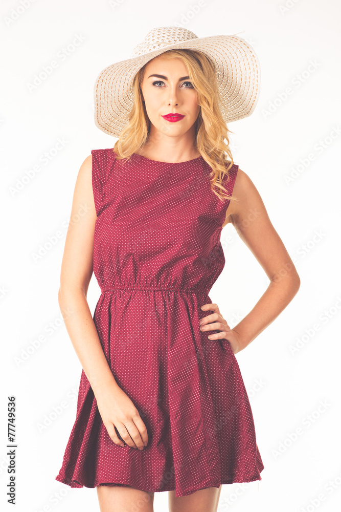 Portrait of beautiful blonde woman Portrait of beautiful blonde woman