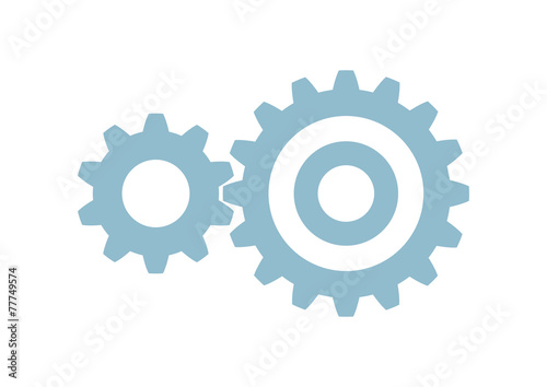 Industrial icon on white background