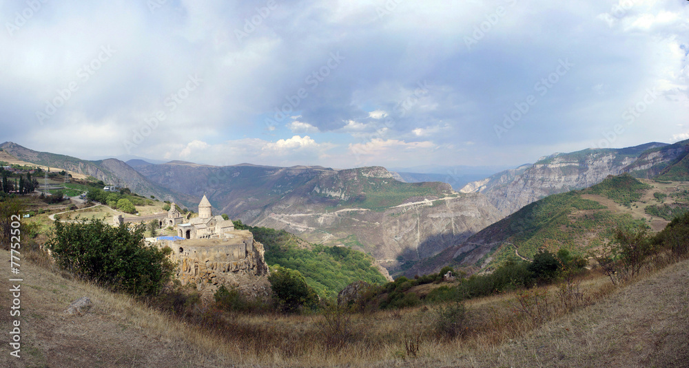the Tatev monastery in Armenia