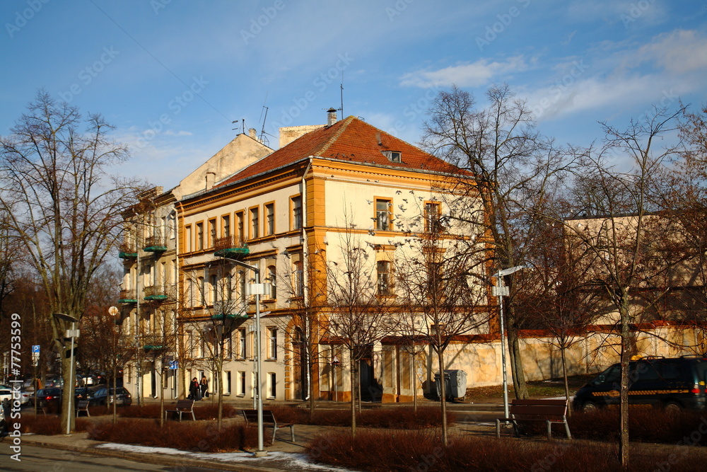 Naklejka premium Building in the old town