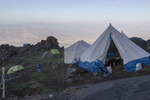 Morgenstimmung im Ararat-Basislager photo