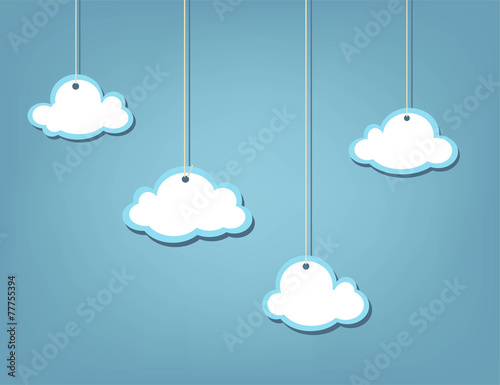 Clouds on a string